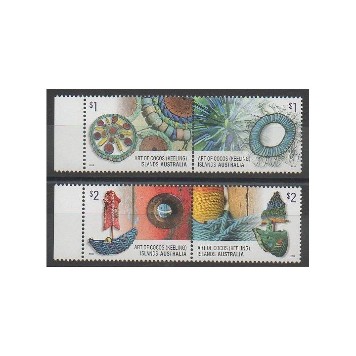 Stamps - Cocos (Island) - 2016 - Nb 498/501 - Art
