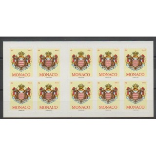Timbres - Monaco - Carnets - 2009 - No C16 - Armoiries