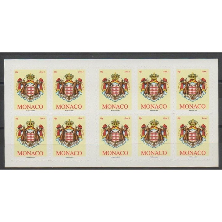 Timbres - Monaco - Carnets - 2009 - No C16 - Armoiries