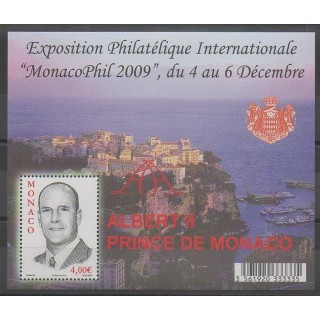 Timbres - Monaco - 2009 - No BF94 - Exposition - Royauté - Principauté