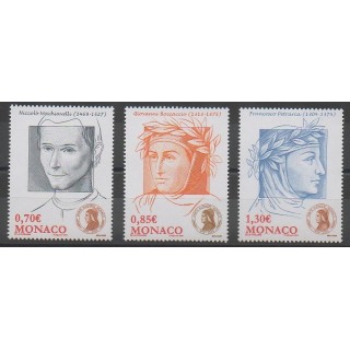 Stamps - Monaco - 2009 - Nb 2691/2693 - Celebrities