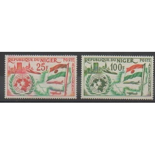 Stamps - Niger - 1961 - Nb PA19/PA20