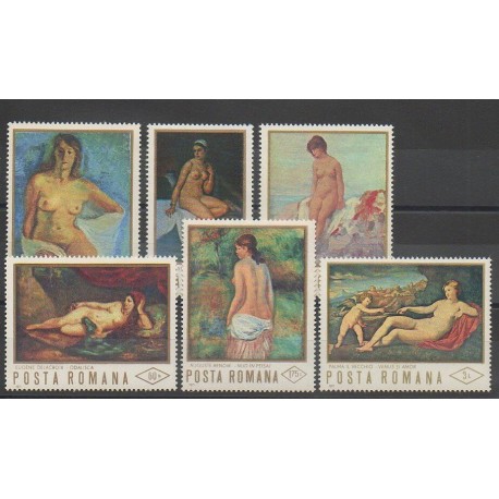Roumanie - 1971 - No 2621/2625 - Peinture