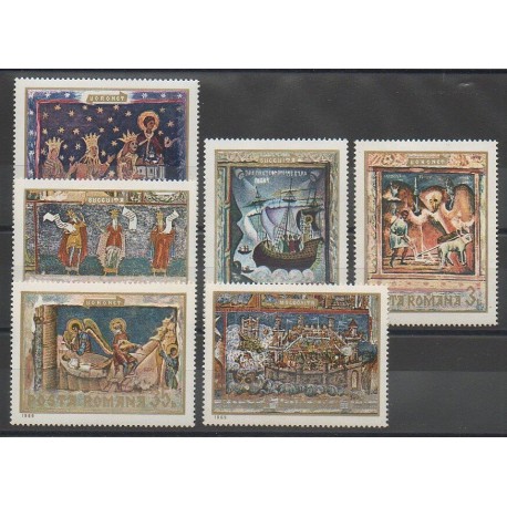 Roumanie - 1969 - No 2492/2502 - Peinture - Religion