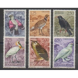 Stamps - Yugoslavia - 1972 - Nb 1345/1350 - Birds