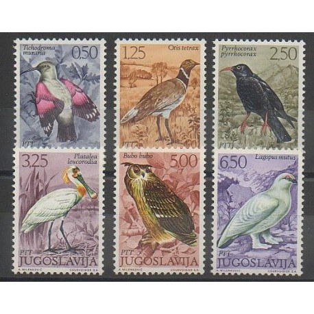 Yugoslavia - 1972 - Nb 1345/1350 - Birds