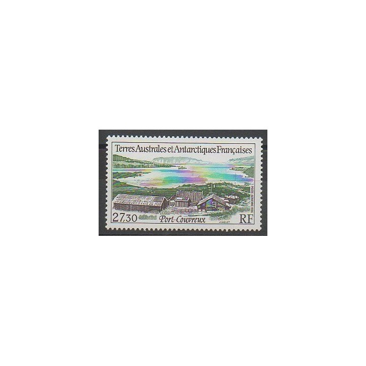 Timbres - TAAF  - Poste aérienne - 1996 - No PA140 - Sites
