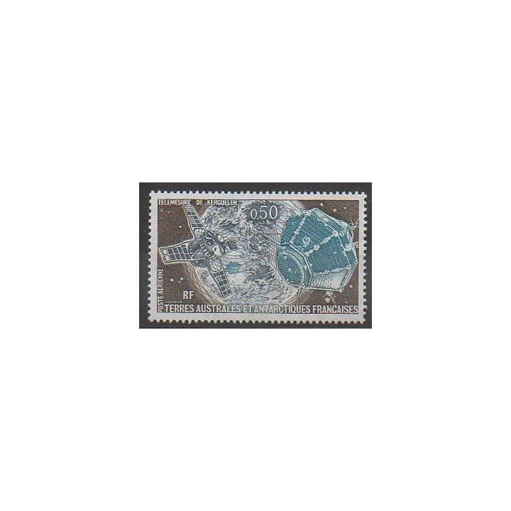 Timbres - TAAF  - Poste aérienne - 1979 - No PA56 - Télécommunications - Espace