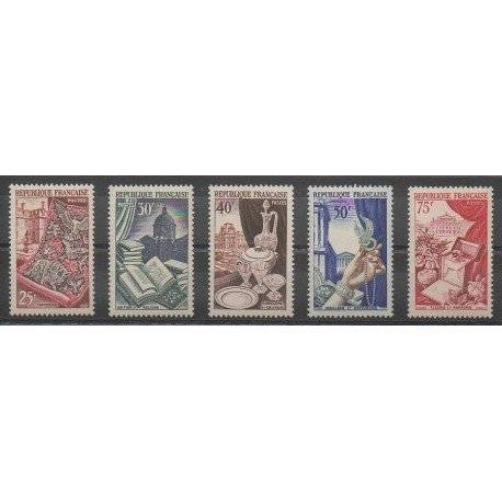 France - Poste - 1954 - Nb 970/974 - Art