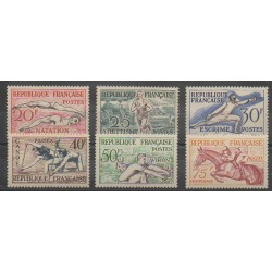 France - Poste - 1953 - Nb 960/965 - Summer Olympics