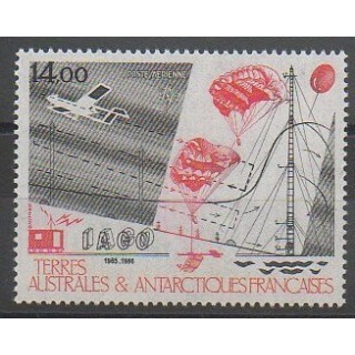 Timbres - TAAF  - Poste aérienne - 1986 - No PA95 - Sciences et Techniques