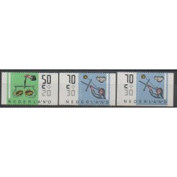 Netherlands - 1986 - Nb 1258a-1261a-1261b - Science