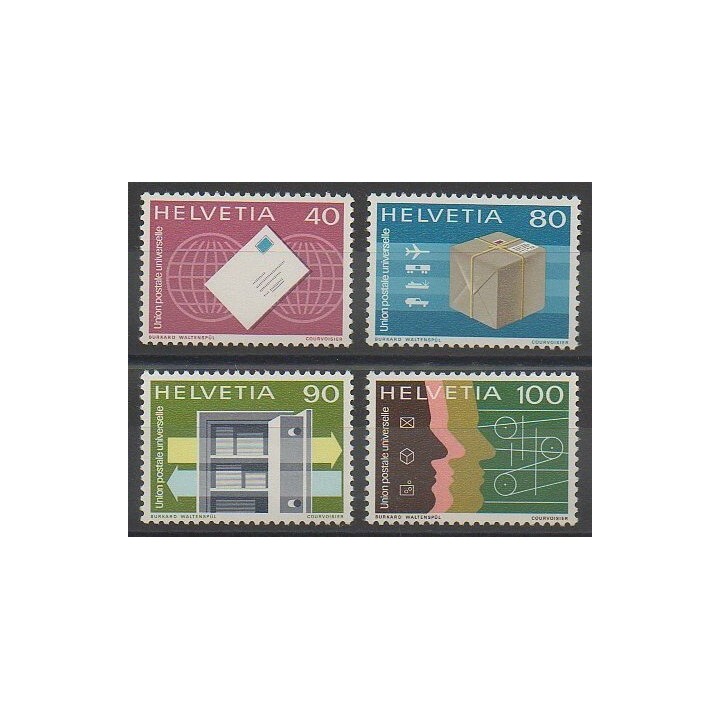 Stamps - Swiss - 1976 - Nb S453/S456