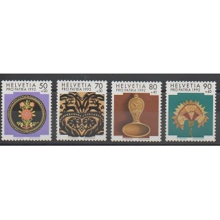Timbres - Suisse - 1992 - No 1399/1402 - Art