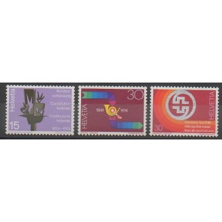 Timbres - Suisse - 1974 - No 965/967