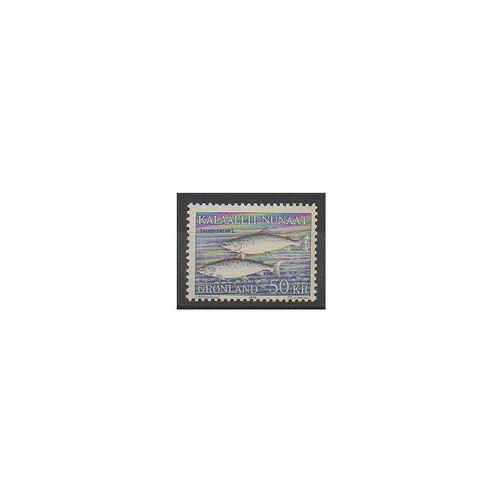 Timbres - Groenland - 1983 - No 128 - Animaux marins