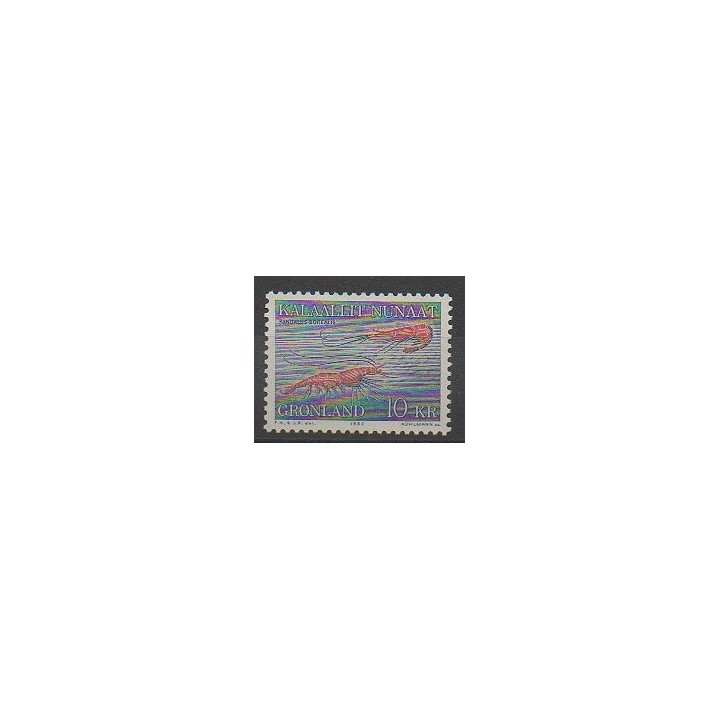 Stamps - Greenland - 1982 - Nb 121 - Sea animals
