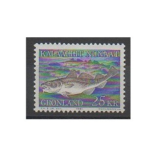 Timbres - Groenland - 1981 - No 117 - Animaux marins