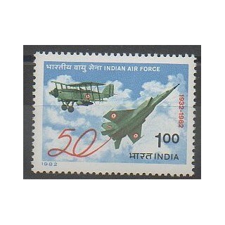 Timbres - Inde - 1982 - No 729 - Aviation
