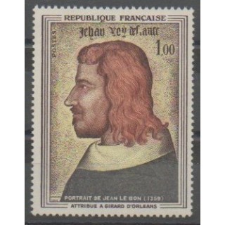 Timbres - France - Poste - 1964 - No 1413 - Peinture