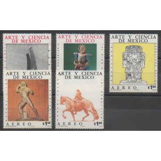 Timbres - Mexique - 1976 - No PA414/PA418 - Art