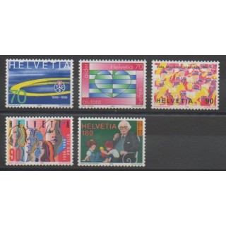 Timbres - Suisse - 1996 - No 1499/1503