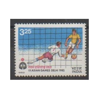 Timbres - Inde - 1982 - No 740 - Football