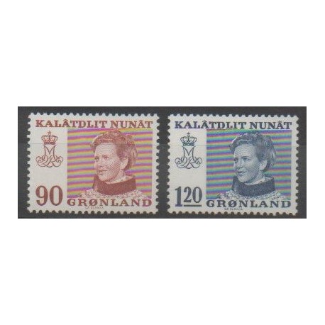 Groenland - 1974 - No 78/79 - Royauté - Principauté