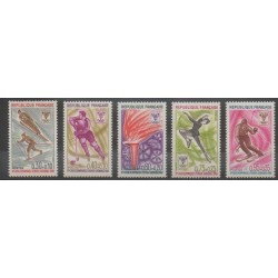 France - Poste - 1968 - No 1543/1547 - Jeux olympiques d'hiver