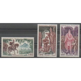 Timbres - France - Poste - 1966 - No 1495/1497 - Histoire