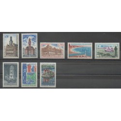 France - Poste - 1966 - No 1499/1506 - Monuments