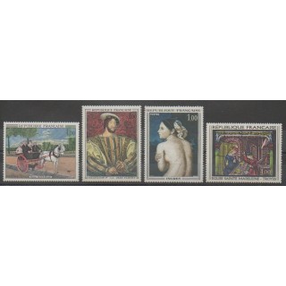 Stamps - France - Poste - 1967 - Nb 1517/1518 - 1530/1531 - Paintings