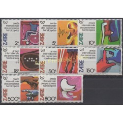 Zaïre - 1981 - No 1051/1058 - Santé ou croix-rouge 