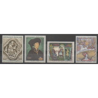 Stamps - France - Poste - 1969 - Nb 1586/1588A - Paintings