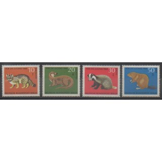 Stamps - West Germany (FRG - Berlin) - 1968 - Nb 291/294 - Mamals
