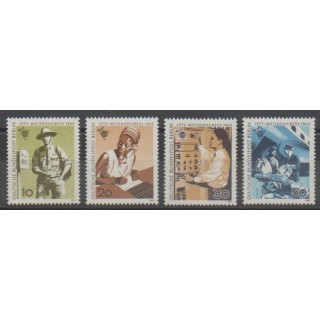 Stamps - West Germany (FRG - Berlin) - 1969 - Nb 314/317