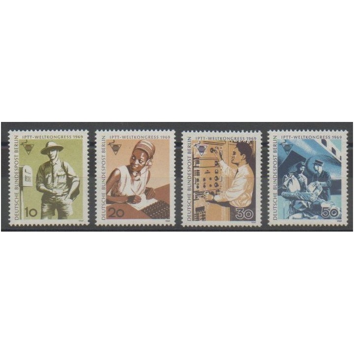 Stamps - West Germany (FRG - Berlin) - 1969 - Nb 314/317