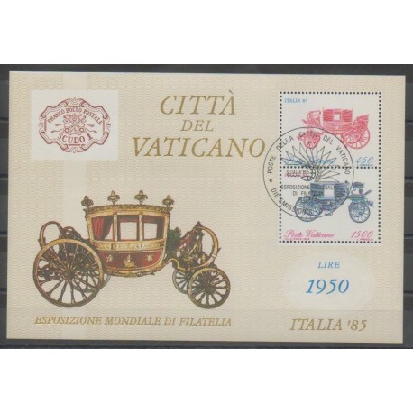 Vatican - 1985 - Nb BF8 - Transport - Exhibition - Used