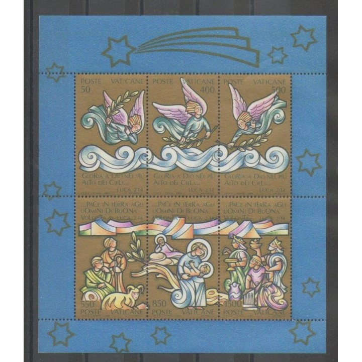 Stamps - Vatican - 1988 - Nb BF10 - Christmas