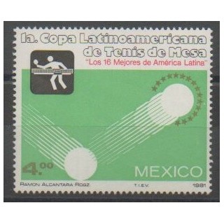 Stamps - Mexico - 1981 - Nb 922 - Various sports