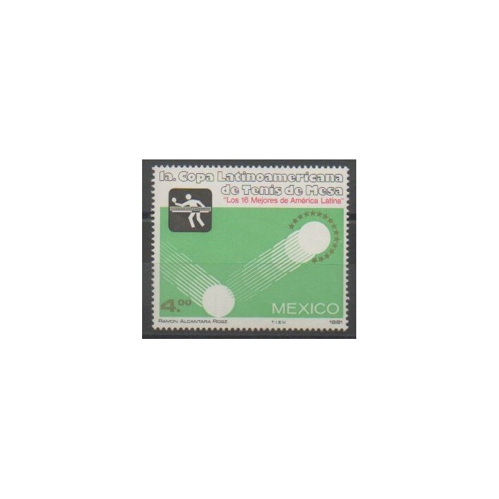 Stamps - Mexico - 1981 - Nb 922 - Various sports