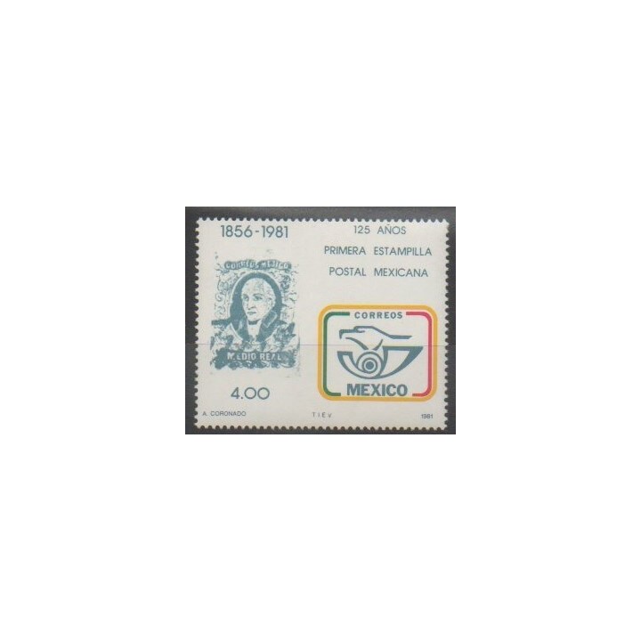 Stamps - Mexico - 1981 - Nb 935 - Stamps on stamps