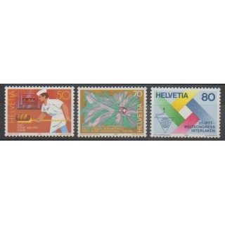 Stamps - Swiss - 1985 - Nb 1230/1232