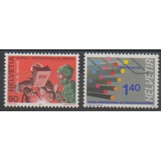 Stamps - Swiss - 1988 - Nb S465/S466
