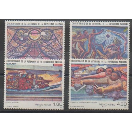 Mexique - 1979 - No 868/869 - PA499/PA500 - Peinture