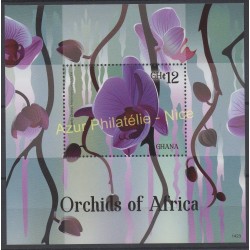 Timbres - Thème orchidées - Ghana - 2014 - No BF 523