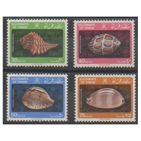 Oman - 1982 - Nb 216/219 - Sea animals
