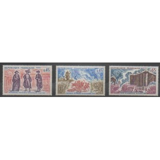 Timbres - France - Poste - 1971 - No 1678/1680 - Révolution Française