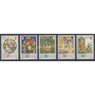Stamps - Theme christmas - Man (Isle of) - 1992 - Nb 557/561