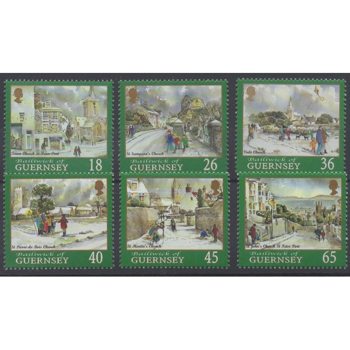 Stamps - Theme christmas - Guernsey - 2000 - Nb 878/883